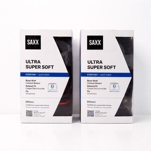 Saxx 4XL Ultra Super Soft Everyday Boxer Brief with BallPark Pouch LOT OF 2 Camo